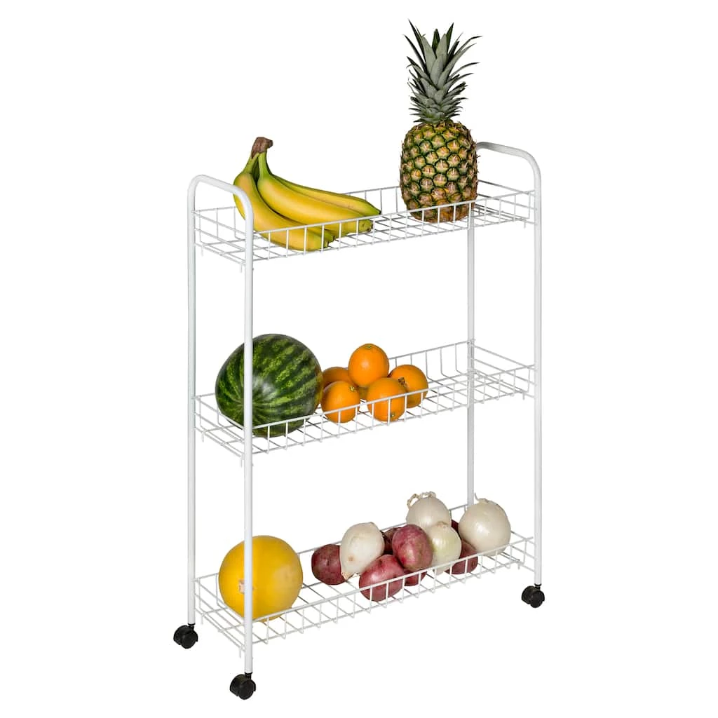 Best Pirce π 8 Pack: Honey Can Do White 3-Tier Laundry Cart π 5 Best Pirce π 8 Pack: Honey Can Do White 3-Tier Laundry Cart π - Image 3