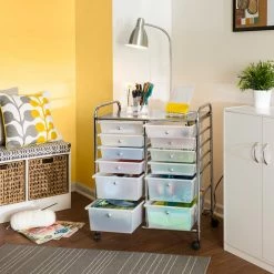 Coupon 😀 Honey Can Do Rolling Storage Cart with 12 Drawers 👍 -Honey Can Do Sales Store 29024 CRT 01683 4