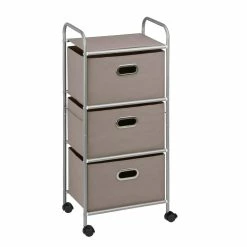 Buy ✔️ Honey Can Do Gray 3-Drawer Rolling Cart ✨ -Honey Can Do Sales Store 29024 CRT 06248 1