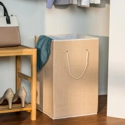 Coupon 🔥 10 Pack: Honey Can Do Large Resin Square Hamper with Handles 🔔 -Honey Can Do Sales Store 29024 HMP 01453 2 1