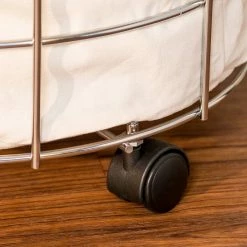 Flash Sale π Honey Can Do Chrome & White Rolling Hamper β¨ 11 Flash Sale π Honey Can Do Chrome & White Rolling Hamper β¨ -Honey Can Do Sales Store 29024 HMP 02108 4