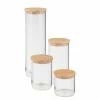 Flash Sale 🔔 8 Pack: Honey Can Do Bamboo & Glass Jar Storage Set 🎁 1 Flash Sale 🔔 8 Pack: Honey Can Do Bamboo & Glass Jar Storage Set 🎁 -Honey Can Do Sales Store 29024 KCH 06527 1 1