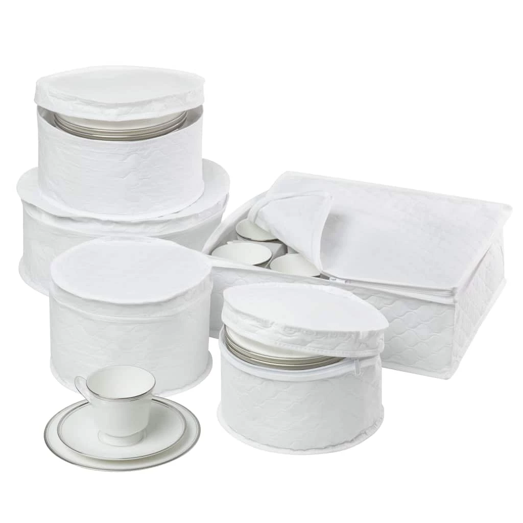 Flash Sale 𧨠Honey Can Do White Dinnerware Storage Set, 5 Pieces π 4 Flash Sale 𧨠Honey Can Do White Dinnerware Storage Set, 5 Pieces π - Image 2