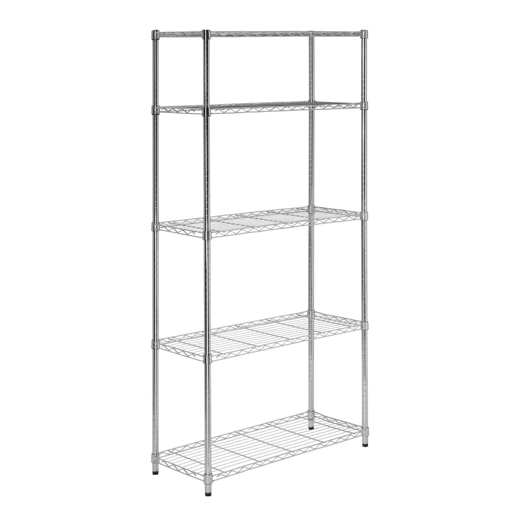 Cheapest 𧨠Honey Can Do 5-Tier Chrome Storage Shelves, 200 lbs. Capacity β¨ 3 Cheapest 𧨠Honey Can Do 5-Tier Chrome Storage Shelves, 200 lbs. Capacity β¨