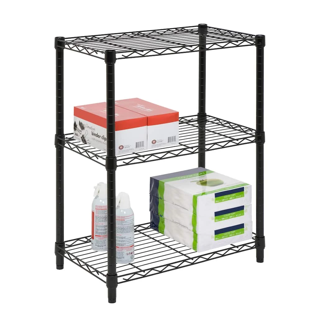 Brand new π Honey Can Do 3-Tier Black Shelving Unit π 4 Brand new π Honey Can Do 3-Tier Black Shelving Unit π - Image 2