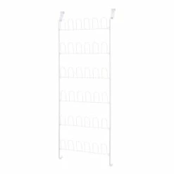 Promo ⭐ Honey Can Do White 18-pair Odd 👟 Shoe Rack 😍