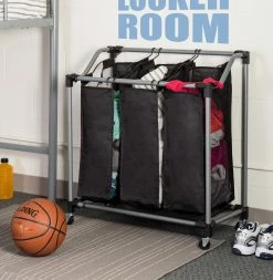 Outlet 💯 Honey Can Do Elite Triple Laundry Sorter 🤩 -Honey Can Do Sales Store 29024 SRT 01641 4