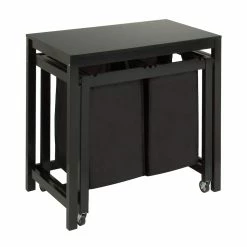Brand new 🛒 Honey Can Do Black Double Sorter Folding Table 🔔