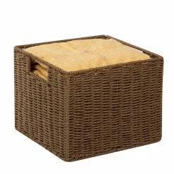Hot Sale 🌟 6 Pack: Honey Can Do Brown Parchment Cord Basket 🥰 -Honey Can Do Sales Store 29024 STO 03567 1