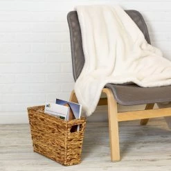 Best Pirce 🎁 Honey Can Do Natural Magazine Basket 😍 -Honey Can Do Sales Store D060981S 2