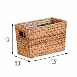 Budget 🛒 8 Pack: Honey Can Do Natural Magazine Basket ⌛ -Honey Can Do Sales Store D060981S 3 1