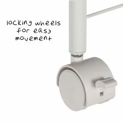 Best deal 👍 Honey Can Do White 3-Tier Mesh Narrow Rolling Cart ⌛ -Honey Can Do Sales Store D231869S 6