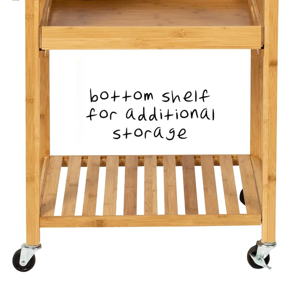 Best Pirce π Honey Can Do Bamboo Rolling Cart π 8 Best Pirce π Honey Can Do Bamboo Rolling Cart π - Image 6