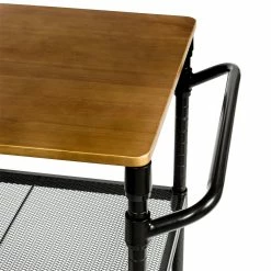 Cheap 😍 Honey Can Do Black Matte Rolling Storage Cart 💯 -Honey Can Do Sales Store D231873S 4