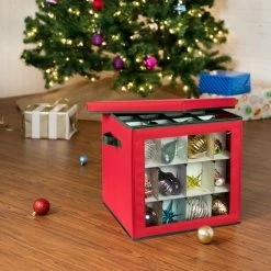 Cheap ✨ 6 Pack: Honey Can Do Red 48ct. Ornament Cube ⌛ 21 Cheap ✨ 6 Pack: Honey Can Do Red 48ct. Ornament Cube ⌛ -Honey Can Do Sales Store D231876S 3 1