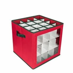 Cheap ✨ 6 Pack: Honey Can Do Red 48ct. Ornament Cube ⌛ 18 Cheap ✨ 6 Pack: Honey Can Do Red 48ct. Ornament Cube ⌛ -Honey Can Do Sales Store D231876S 7 1