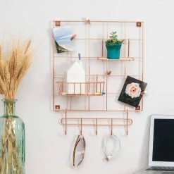 Best Sale π 8 Pack: Honey Can Do Rosy Copper Wall Grid Kit π 15 Best Sale π 8 Pack: Honey Can Do Rosy Copper Wall Grid Kit π -Honey Can Do Sales Store D231890S 6 1