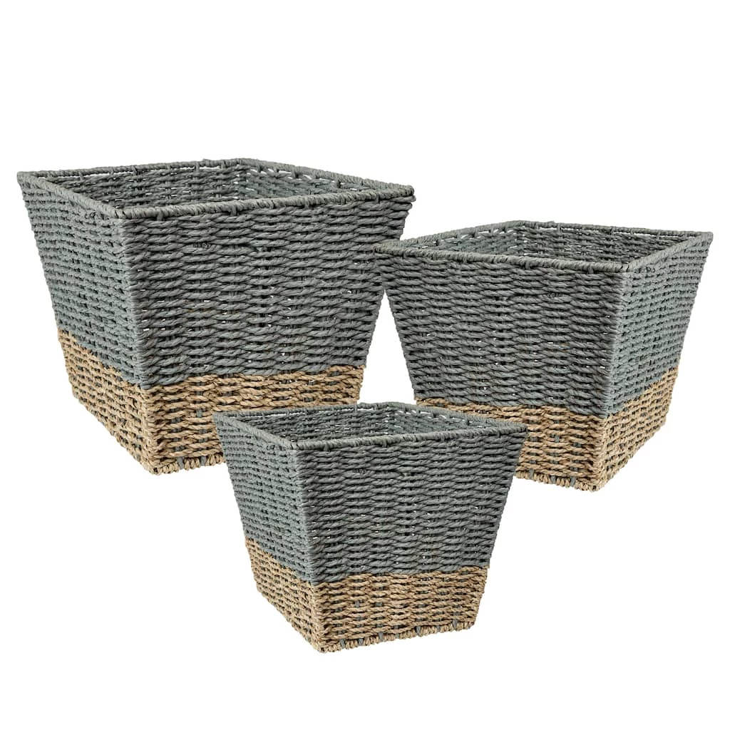 Discount π€© 6 Packs: 3 ct. (18 total) Honey Can Do Seagrass Square Nesting Storage Basket Set π€© 3 Discount π€© 6 Packs: 3 ct. (18 total) Honey Can Do Seagrass Square Nesting Storage Basket Set π€©