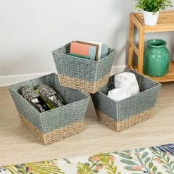 Discount π€© 6 Packs: 3 ct. (18 total) Honey Can Do Seagrass Square Nesting Storage Basket Set π€© 14 Discount π€© 6 Packs: 3 ct. (18 total) Honey Can Do Seagrass Square Nesting Storage Basket Set π€© -Honey Can Do Sales Store D231891S 3 1