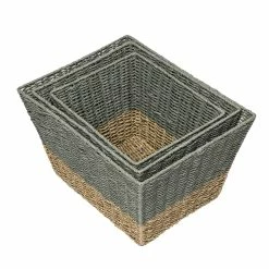 Discount π€© 6 Packs: 3 ct. (18 total) Honey Can Do Seagrass Square Nesting Storage Basket Set π€© 10 Discount π€© 6 Packs: 3 ct. (18 total) Honey Can Do Seagrass Square Nesting Storage Basket Set π€© -Honey Can Do Sales Store D231891S 6 1