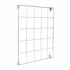 Budget ✨ 8 Pack: Honey Can Do Chrome Wall Grid Kit ⌛ -Honey Can Do Sales Store D231893S 4 1