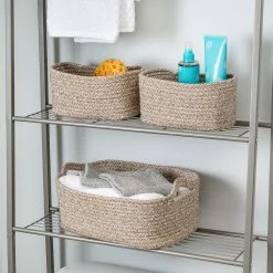 New ⌛ 8 Packs: 3 ct. (18 total) Honey Can Do Champagne Nested Linen Basket Set ✔️ -Honey Can Do Sales Store D231897S 8 1