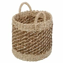 Promo ✨ 6 Packs: 3ct. (18 total) Honey Can Do Coastal Collection Nesting Tea Stained Woven Basket Set 🥰 -Honey Can Do Sales Store D231899S 4