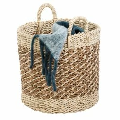 Cheap ❤️ Honey Can Do Coastal Collection Nesting Tea Stained Woven Basket Set 😉 -Honey Can Do Sales Store D231899S 7 1