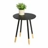 Best Sale π― Honey Can Do Black Round End Table π 1 Best Sale π― Honey Can Do Black Round End Table π -Honey Can Do Sales Store D238833S 1