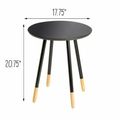 Best Pirce π 6 Pack: Honey Can Do Black Round End Table π 10 Best Pirce π 6 Pack: Honey Can Do Black Round End Table π -Honey Can Do Sales Store D238833S 3 1