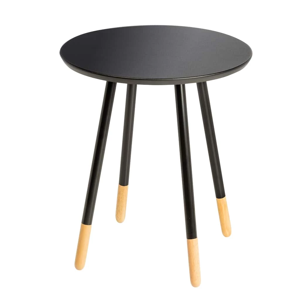Best Pirce π 6 Pack: Honey Can Do Black Round End Table π 6 Best Pirce π 6 Pack: Honey Can Do Black Round End Table π - Image 4