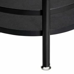 Cheapest 😍 Honey Can Do Black 2-Tier Round Side Table ✔️ -Honey Can Do Sales Store D238838S 7