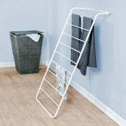 Best Sale ❤️ Honey Can Do White Leaning Clothes Drying Rack 👍 -Honey Can Do Sales Store D238841S 3