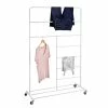 Budget 👏 Honey Can Do White Rolling Multi-Section Clothes Drying Rack 🔥 -Honey Can Do Sales Store D238842S 1