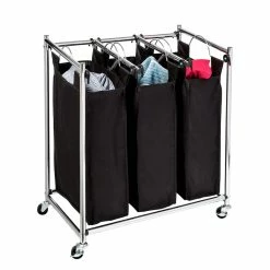 Outlet π Honey Can Do Easy Load Triple Laundry Sorter π―