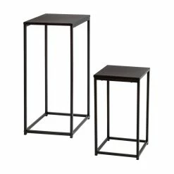Wholesale 🎁 Honey Can Do Square Black Side Tables Set ❤️ -Honey Can Do Sales Store D238849S 6