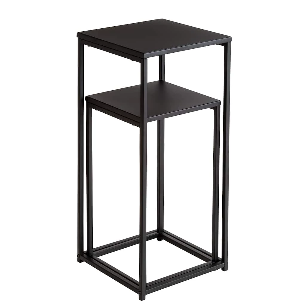 Outlet π― 6 Packs: 2 ct. (12 total) Honey Can Do Square Black Side Tables Set π 8 Outlet π― 6 Packs: 2 ct. (12 total) Honey Can Do Square Black Side Tables Set π - Image 6
