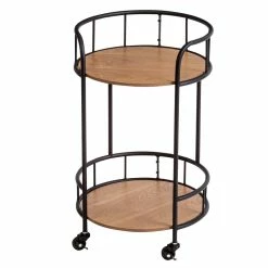 Best deal π Honey Can Do Black & Natural 2-Tier Round Side Table with Wheels π₯ 13 Best deal π Honey Can Do Black & Natural 2-Tier Round Side Table with Wheels π₯ -Honey Can Do Sales Store D238850S 5
