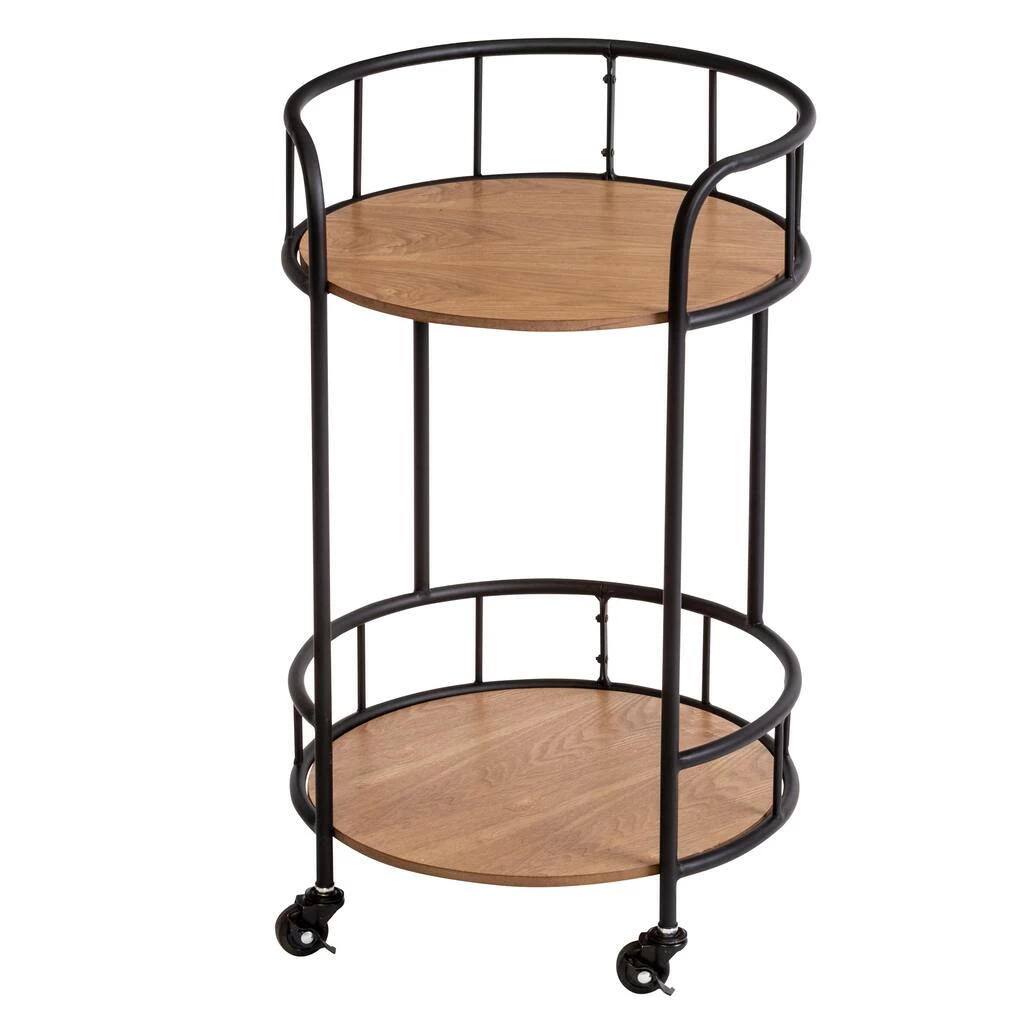 Best deal π Honey Can Do Black & Natural 2-Tier Round Side Table with Wheels π₯ 6 Best deal π Honey Can Do Black & Natural 2-Tier Round Side Table with Wheels π₯ - Image 4