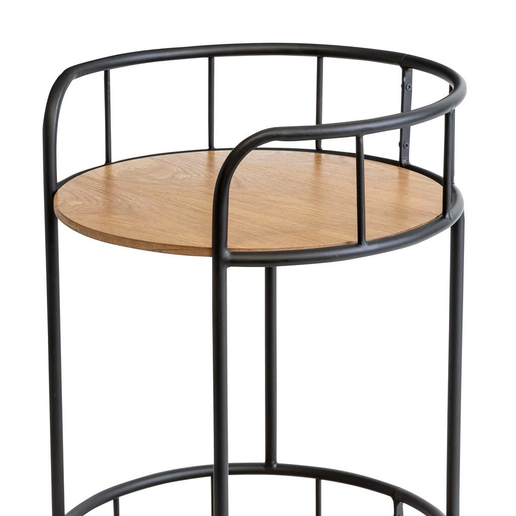 Best deal π Honey Can Do Black & Natural 2-Tier Round Side Table with Wheels π₯ 9 Best deal π Honey Can Do Black & Natural 2-Tier Round Side Table with Wheels π₯ - Image 7
