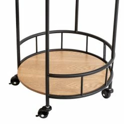 Cheapest ⭐ 6 Pack: Honey Can Do Black & Natural 2-Tier Round Side Table with Wheels ✨ 17 Cheapest ⭐ 6 Pack: Honey Can Do Black & Natural 2-Tier Round Side Table with Wheels ✨ -Honey Can Do Sales Store D238850S 9 1