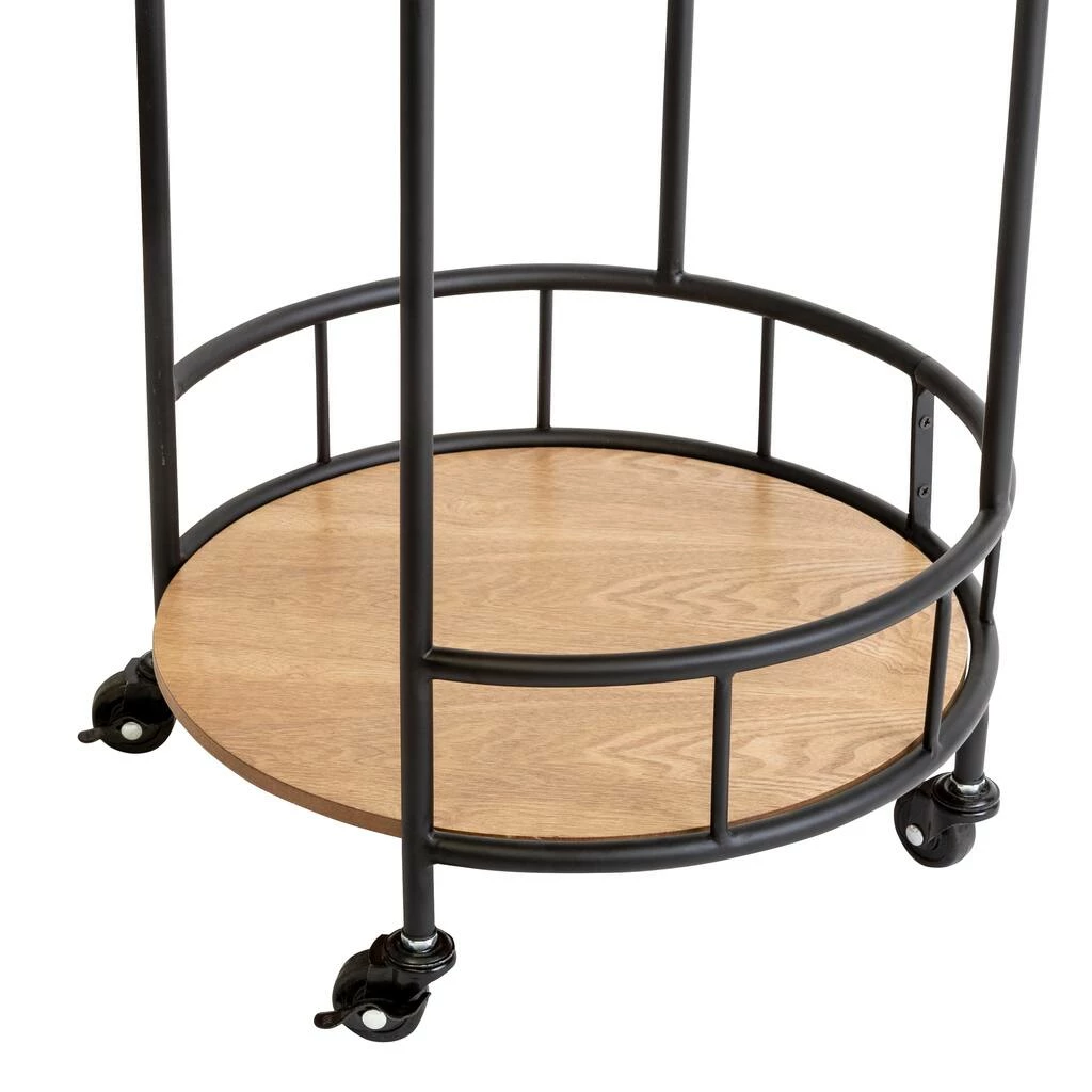 Best deal π Honey Can Do Black & Natural 2-Tier Round Side Table with Wheels π₯ 10 Best deal π Honey Can Do Black & Natural 2-Tier Round Side Table with Wheels π₯ - Image 8