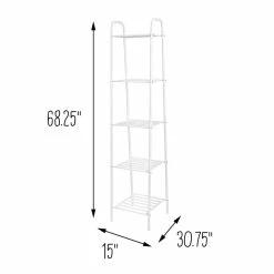 Cheapest π Honey Can Do White Matte 5-Tier Shelf π― 12 Cheapest π Honey Can Do White Matte 5-Tier Shelf π― -Honey Can Do Sales Store D296327S 1 1