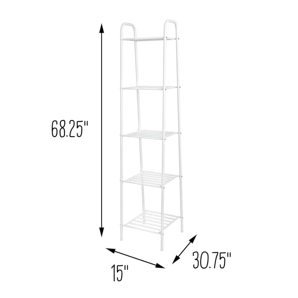 Cheapest π Honey Can Do White Matte 5-Tier Shelf π― 6 Cheapest π Honey Can Do White Matte 5-Tier Shelf π― - Image 4