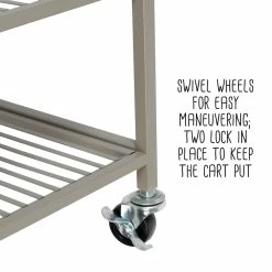 Budget ❤️ Honey Can Do 5-Tier Rolling Bathroom Storage Cart 🥰 -Honey Can Do Sales Store D296338S 2