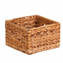 Promo 🔥 Honey Can Do Natural Woven Hyacinth Nested Storage Basket Set, 3ct. 🔔 -Honey Can Do Sales Store D587117S 5