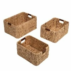 Discount 🔔 6 Packs: 3 ct. (18 total) Honey Can Do Rectangular Nesting Storage Basket Set 🎉