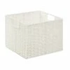 Buy 👏 6 Pack: Honey Can Do White Parchment Cord Crate 😍 -Honey Can Do Sales Store D587132S 5