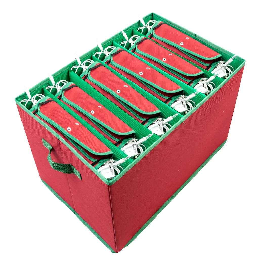 Budget π Honey Can Do Red Holiday Light Storage Box π 4 Budget π Honey Can Do Red Holiday Light Storage Box π - Image 2