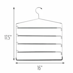 Best Sale ⭐ 15 Packs: 2 ct. (30 total) Honey Can Do 5-Tier Swing Arm Pant Hangers ✔️ 8 Best Sale ⭐ 15 Packs: 2 ct. (30 total) Honey Can Do 5-Tier Swing Arm Pant Hangers ✔️ -Honey Can Do Sales Store D587152S 3 1